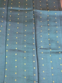 Pure Handloom Raw Mango  - Pink Lace