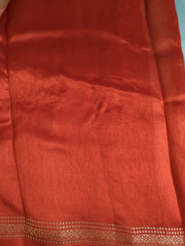 Pure Mango Tusser  - orange