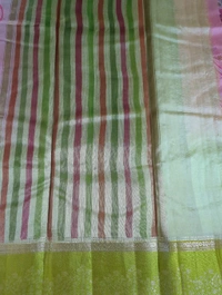 Pure Mango Tusser  - Green