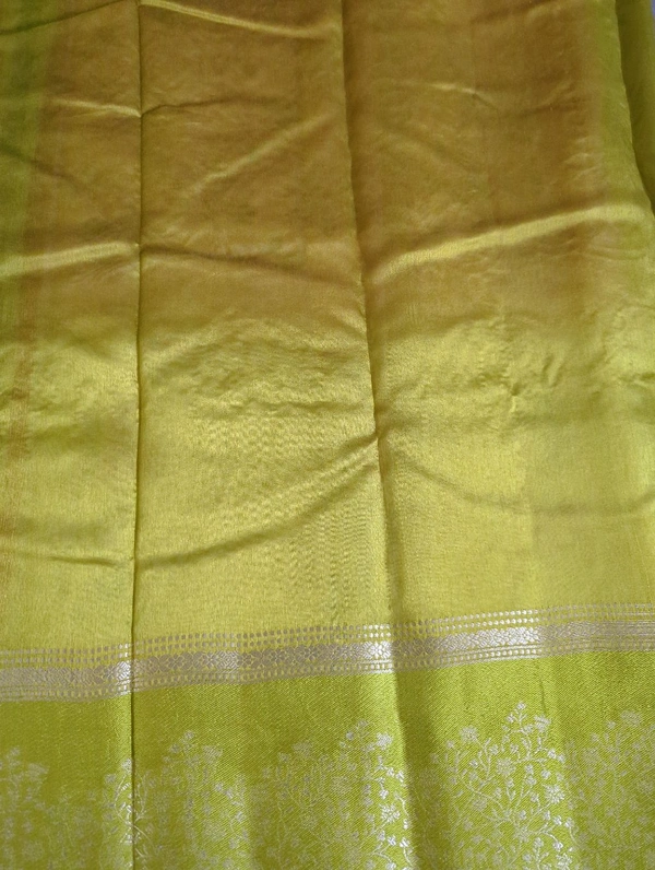 Pure Mango Tusser  - Green