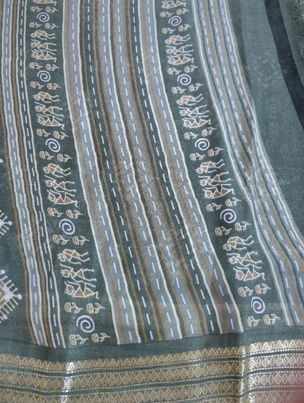 Chinnon Printed  - Green Leaf