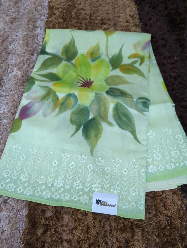 Pure Tusser Mango  - green