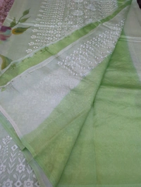 Pure Tusser Mango  - green