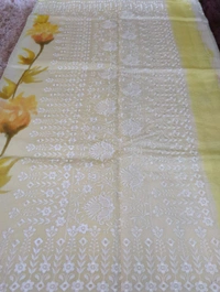 Pure Tusser Mango  - Cream