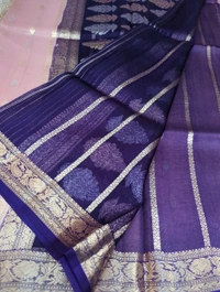 Pure Handloom Organza  - Pink