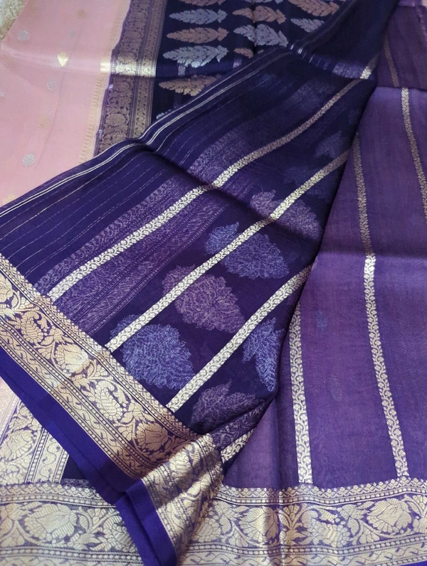 Pure Handloom Organza  - Pink