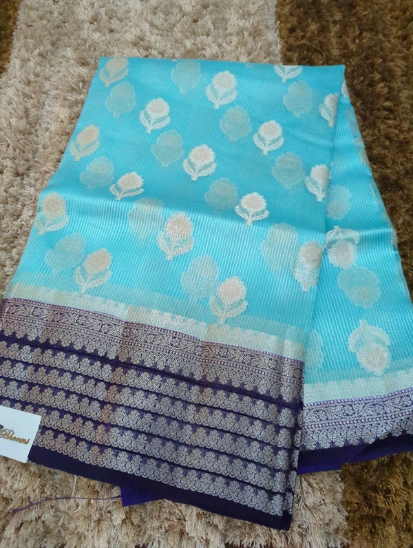 Pure Raw Mango Designer - sky blue