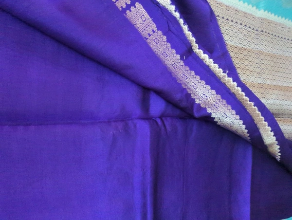 Pure Raw Mango Designer - sky blue