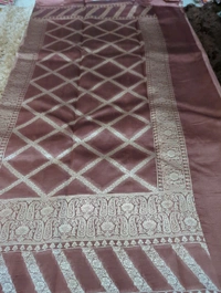 Pure Handloom Raw Mango  - Brown