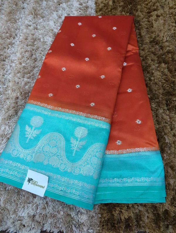 Pure Raw Mango Pattu  - orange