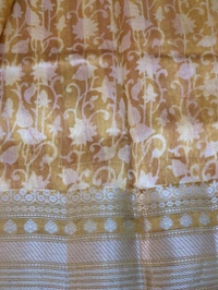 Pure Mango Organza Designer  - pink