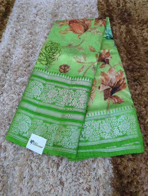 Pure Mango Organza  - green