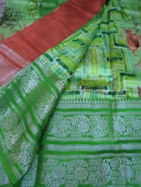 Pure Mango Organza  - green
