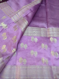 Pure Raw Mango Pattu  - Purple