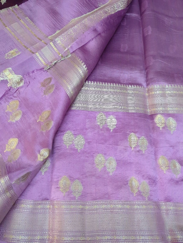 Pure Raw Mango Pattu  - Purple