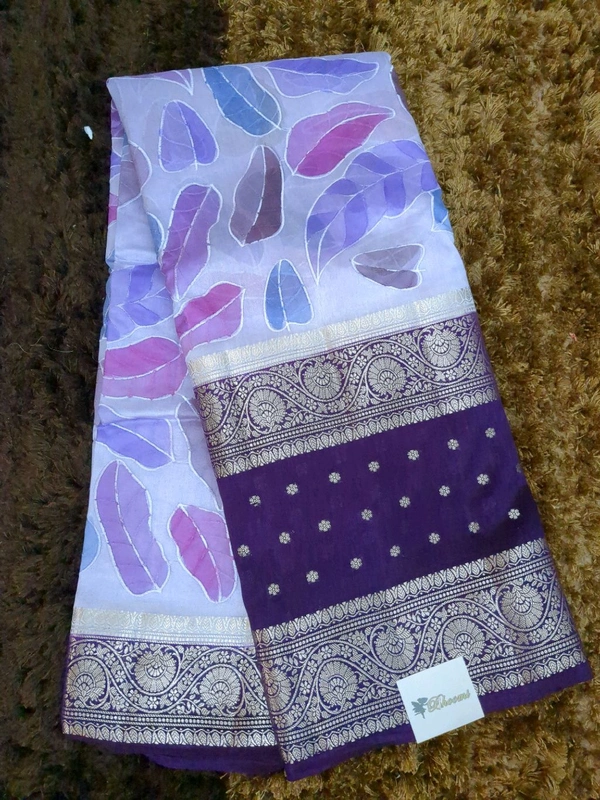Pure Mango Tusser  - Pigment Indigo