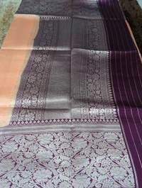 Pure Handloom Raw Mango  - Mona Lisa