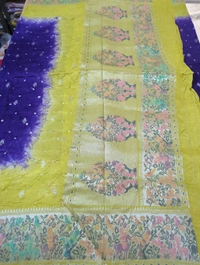 Pure Mango Tusser Paithani  - Seance