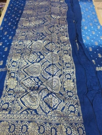 Pure Dola Bandhaj - Navy Blue