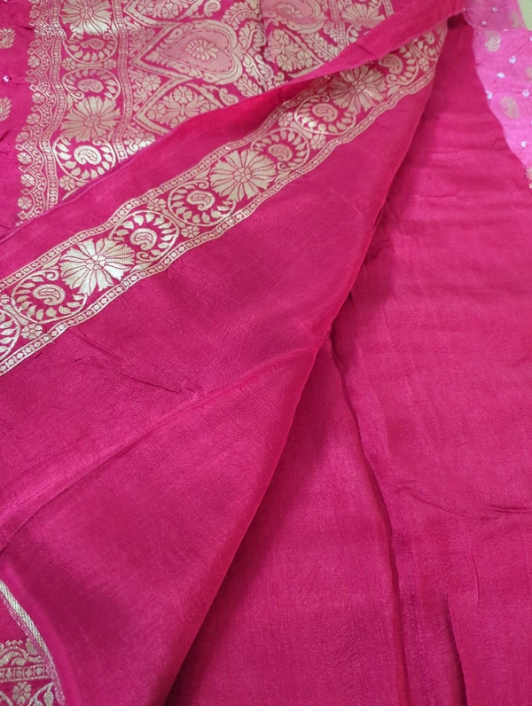 Pure Dola Bandhaj - pink