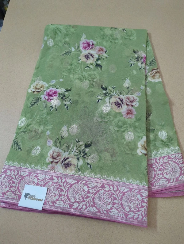 Pure Georgette Organza - green