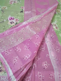 Pure Georgette Organza - green