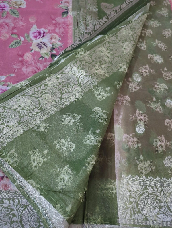 Pure Georgette Organza - Blush Pink