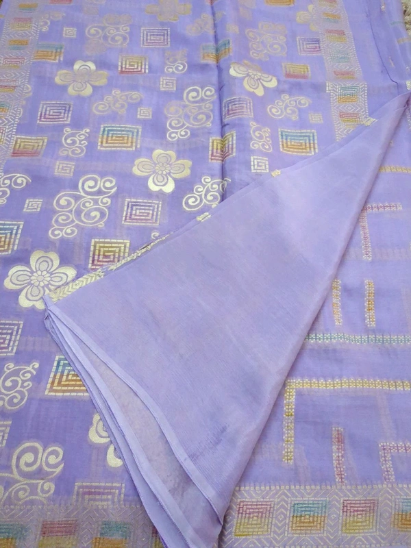 Pure Chinnon Weaving  - Blue Chalk 3