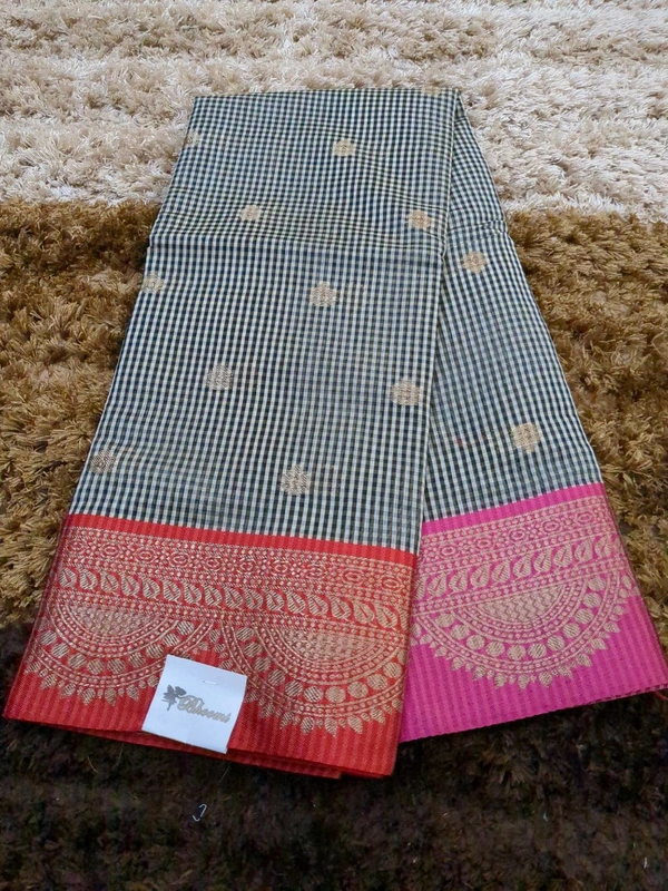 Soft Chanderi Weaving  - Red