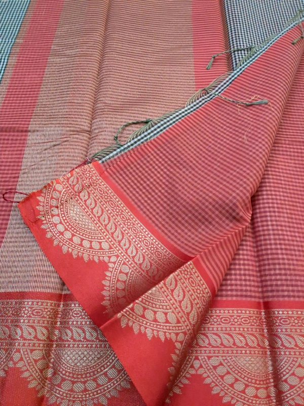 Soft Chanderi Weaving  - Red