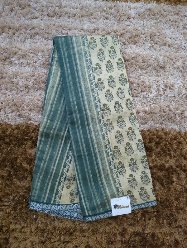 Pure Chanderi Block  - Laurel 3
