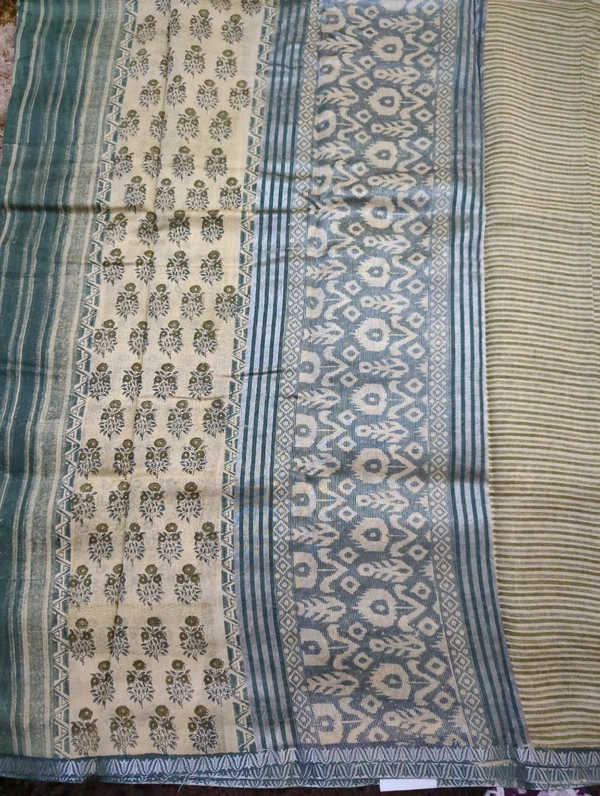 Pure Chanderi Block  - Laurel 3