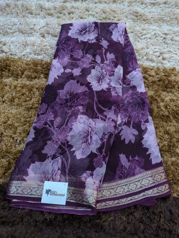 Pure Chiffon Weaving  - Purple 7