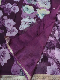 Pure Chiffon Weaving  - Purple 7