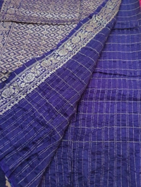 Pure Mango Tusser Meena - pink