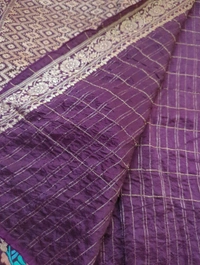 Pure Mango Tusser Meena - Bright Red