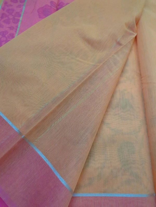 Soft Chanderi  - Web Orange 7
