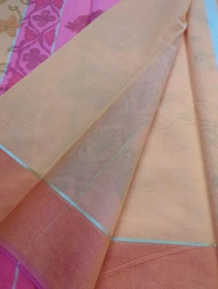 Soft Chanderi  - Web Orange 5