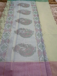 Soft Chanderi  - Snowy Mint 3