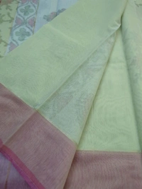 Soft Chanderi  - Snowy Mint 3