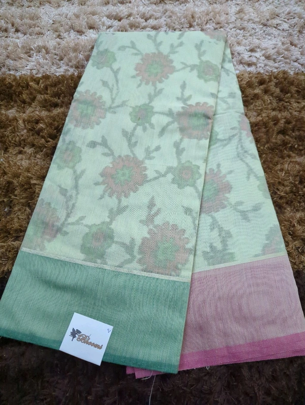Soft Chanderi  - Snowy Mint 2