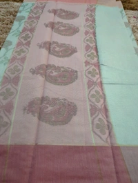 Soft Chanderi  - Jungle Mist 1