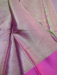 Soft Chanderi Weaving  - Blush Pink