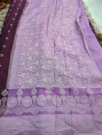 Pure Mango Mushru  - Fuchsia Pink
