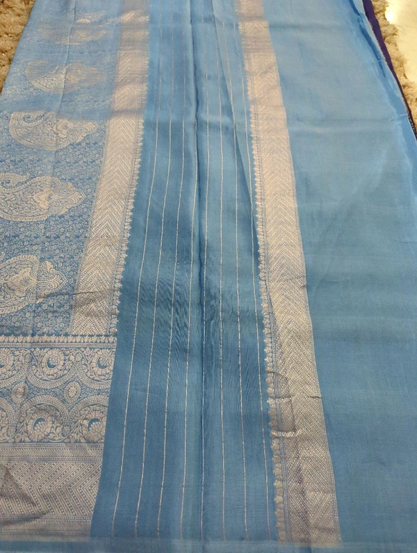Pure Mango Mushru  - Navy Blue