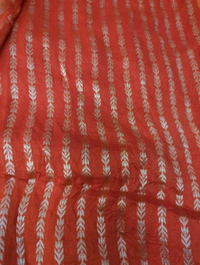 Soft Crepe Designer  - orange