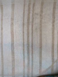 Tusser Embroidery  - Gray 6