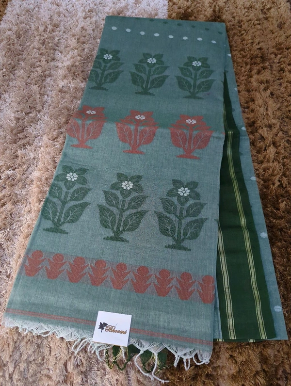 Pure Bengal Cotton  - green