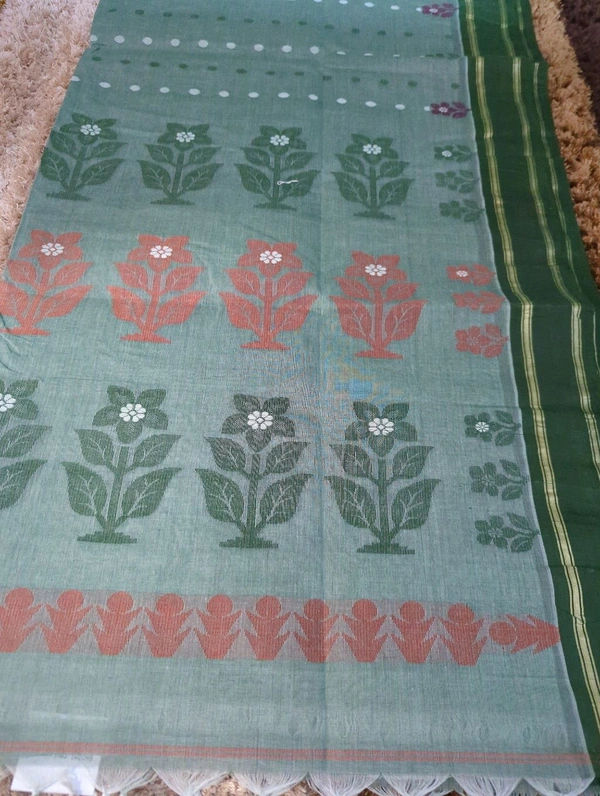 Pure Bengal Cotton  - green