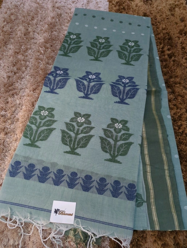 Pure Bengal Cotton  - Jungle Mist